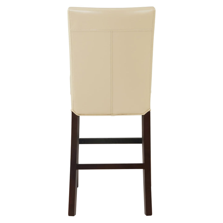 Milton Bonded Leather Counter Stool - Cream - view 6