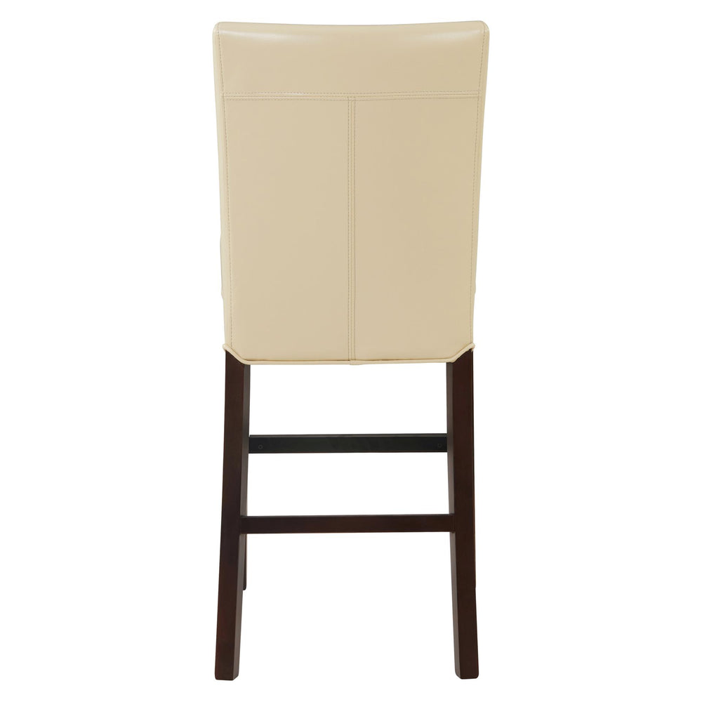 Milton Bonded Leather Counter Stool - Cream - view 6
