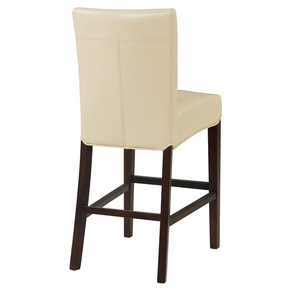 Milton Bonded Leather Counter Stool - Cream - view 7