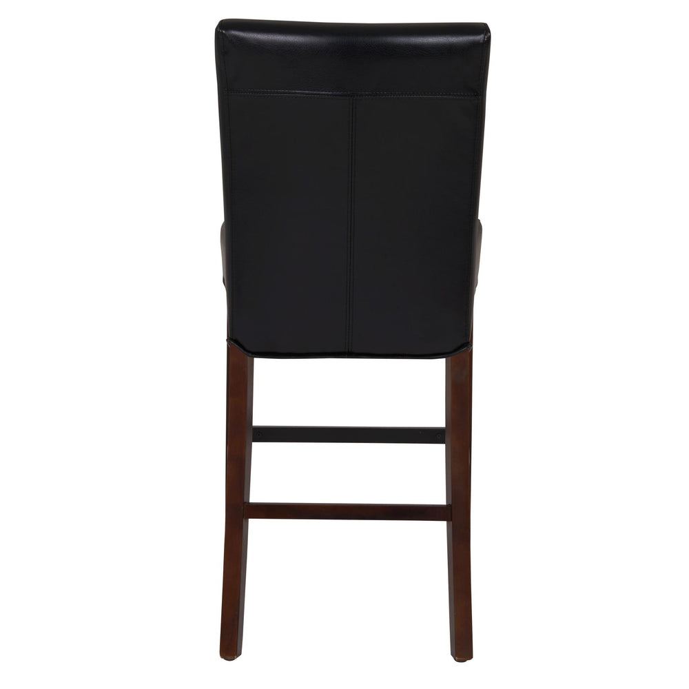 Milton Bonded Leather Counter Stool - Black - view 6