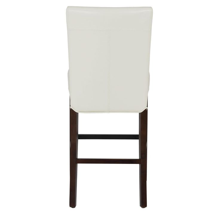 Milton Bonded Leather Counter Stool - White - view 6