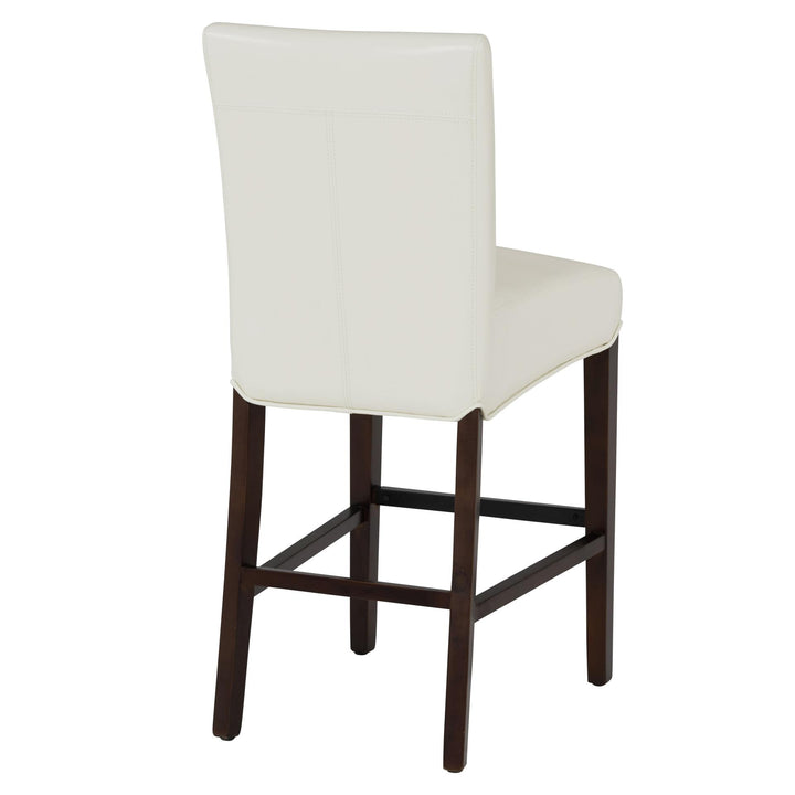 Milton Bonded Leather Counter Stool - White - view 7