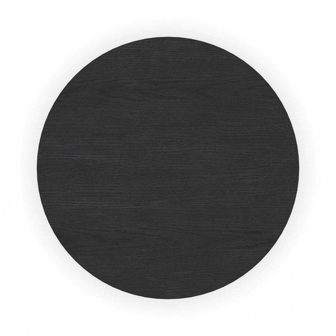 flexsteel-w1027-034-waterfall-round-coffee-table-black