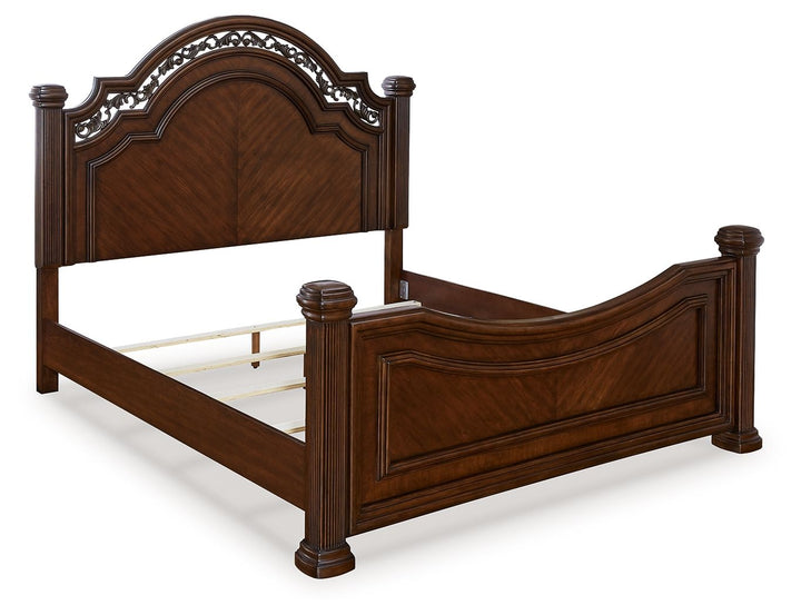 Lavinton - California King Poster Bed - Brown by Ashley Furniture product image