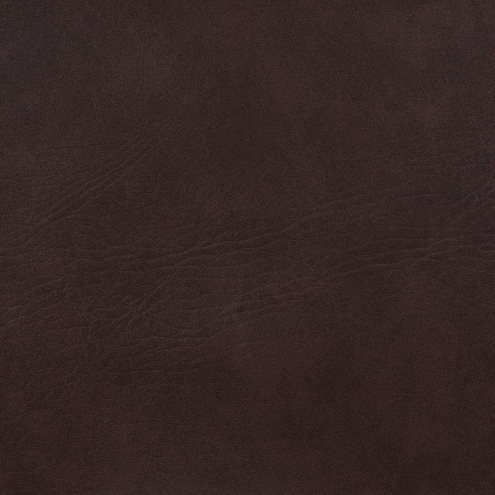 Adelaide - Upholstered Pub Height Bar Stool - Brown And Chrome