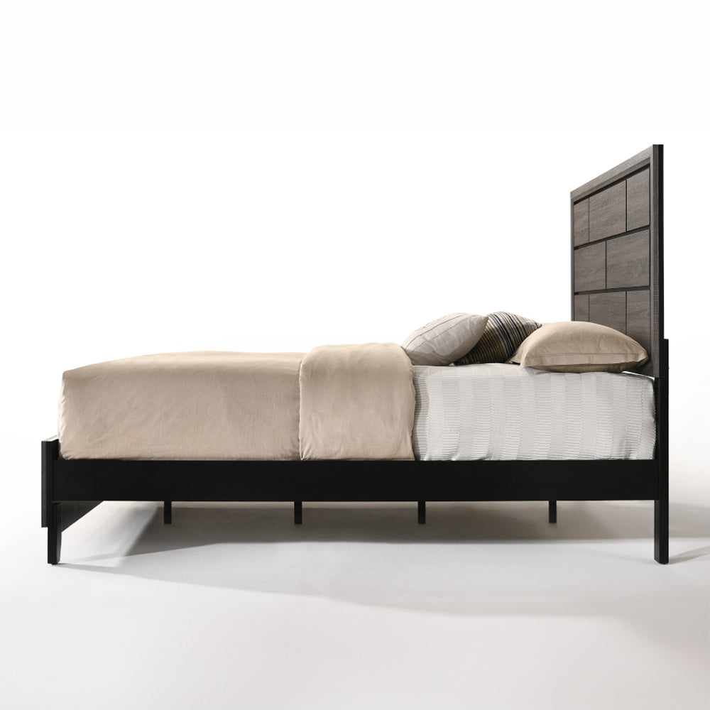 Valdemar Queen Bed in Weathered Gray