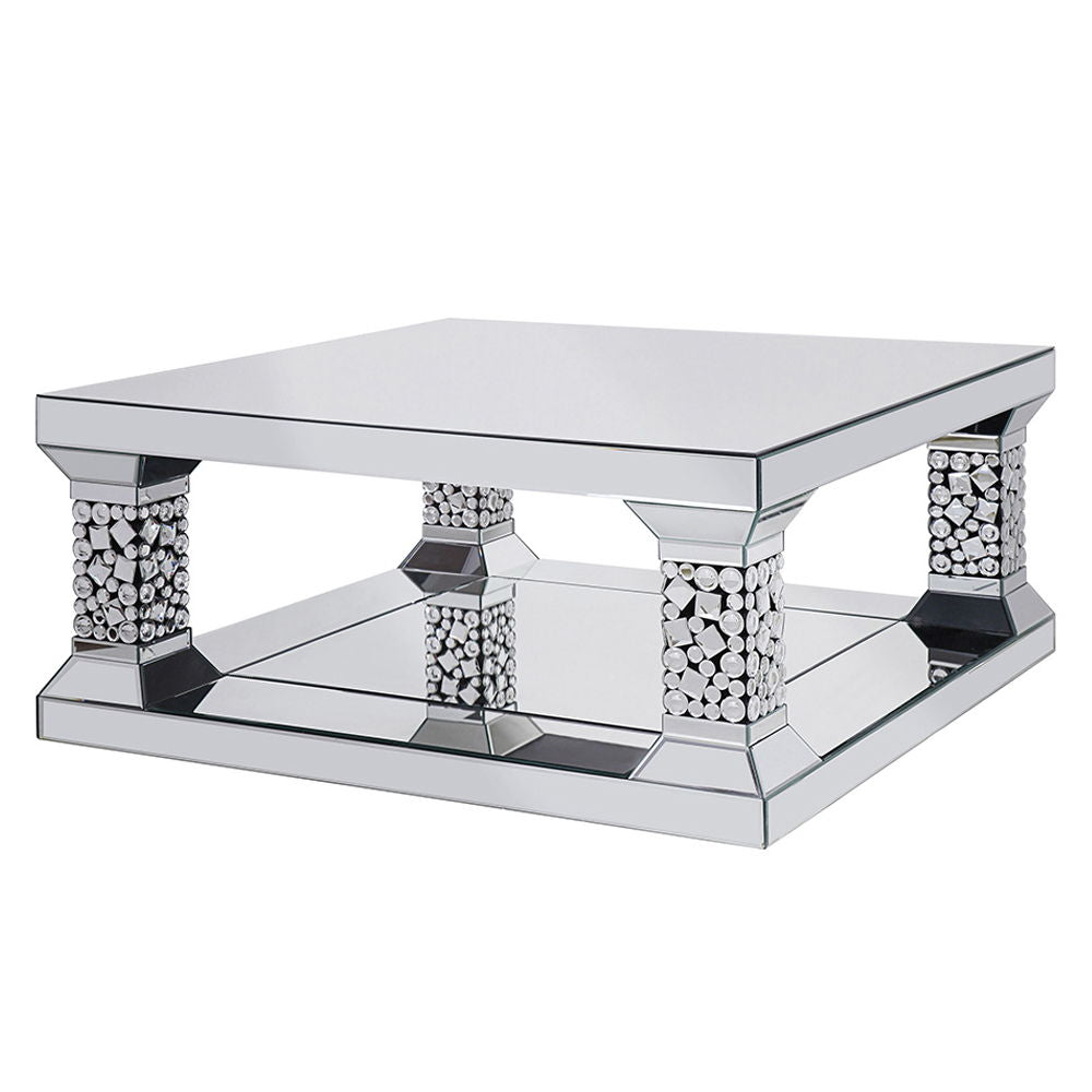Kachina - Coffee Table - Mirrored & Faux Gems