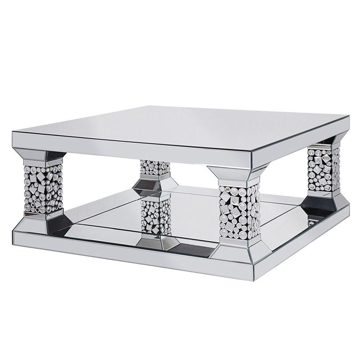 Kachina - Coffee Table - Mirrored & Faux Gems