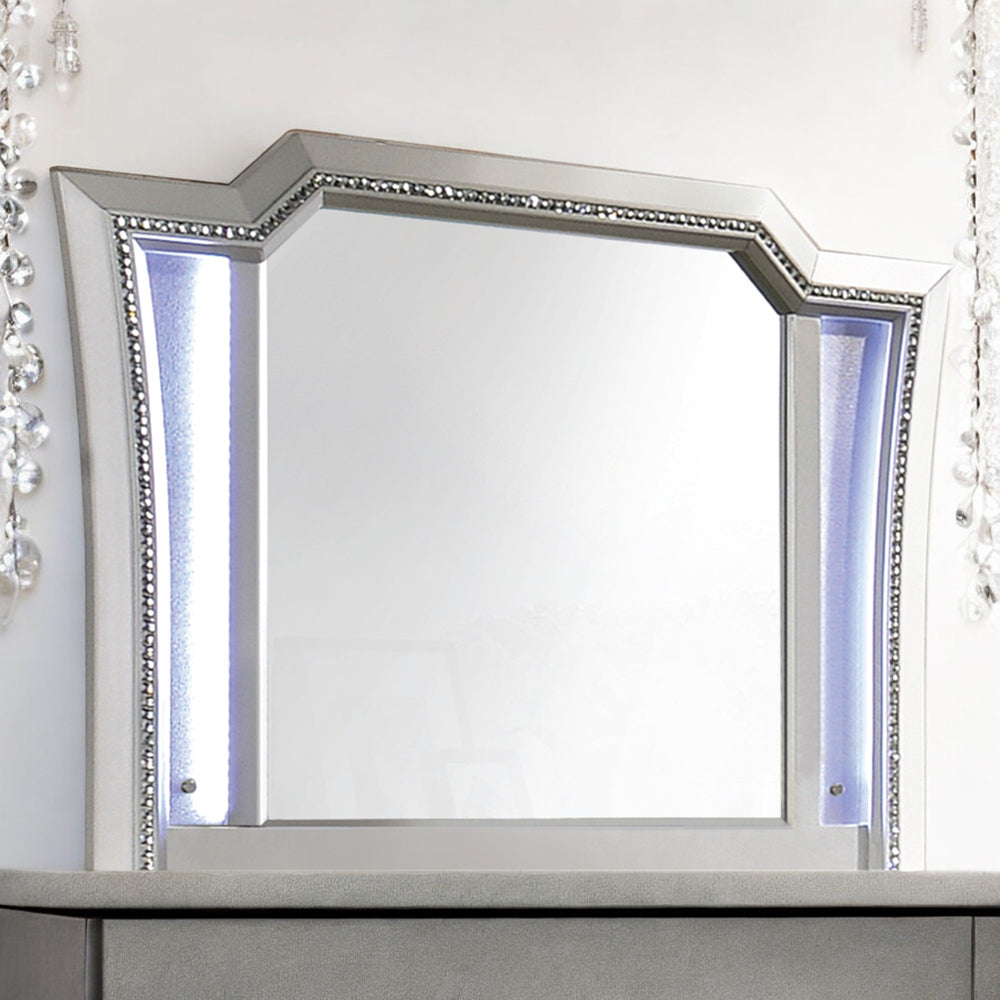 Kaitlyn Mirror with Led in LED & Champagne