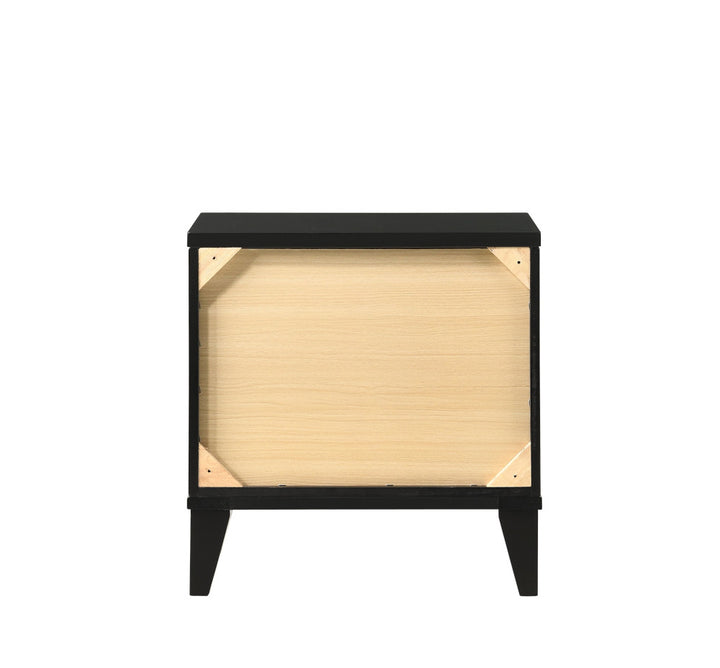 Chelsie Nightstand in Black Finish