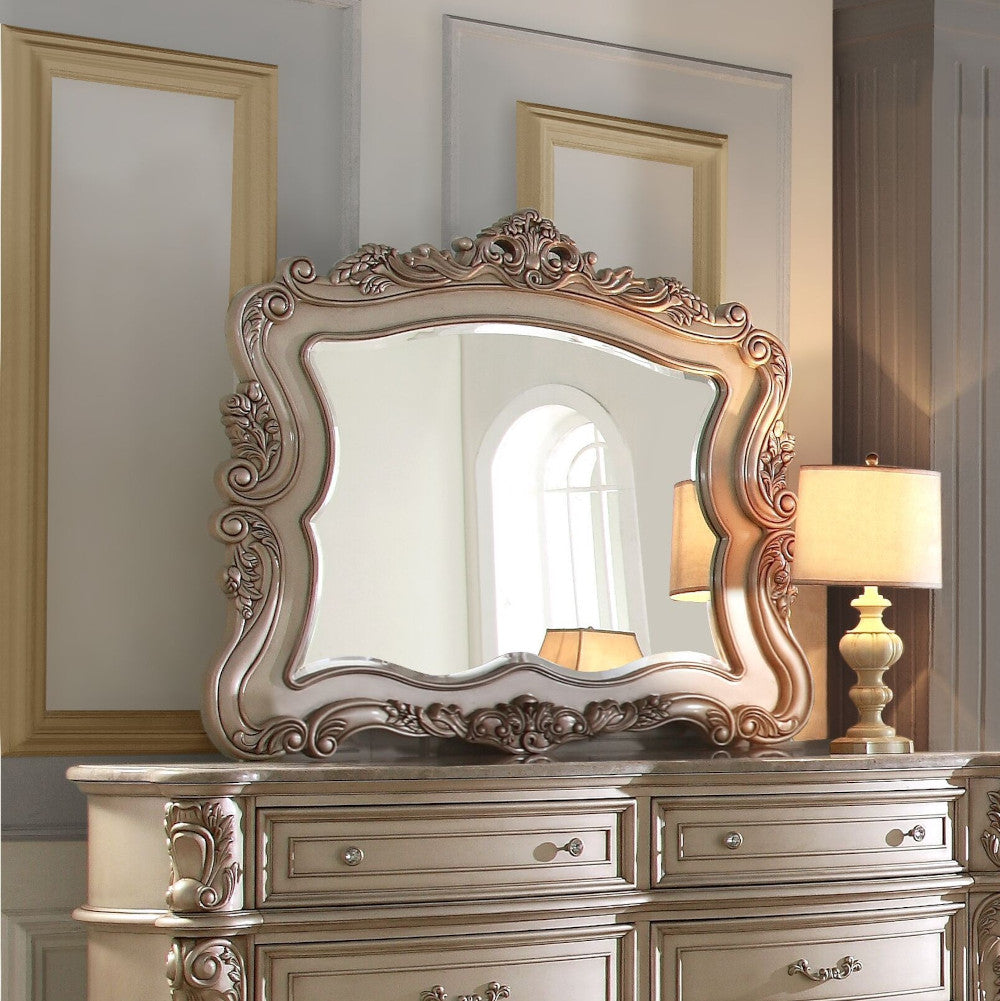 Gorsedd Mirror in Golden Ivory