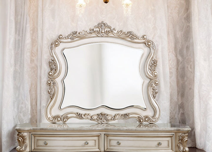 Gorsedd Mirror in Golden Ivory