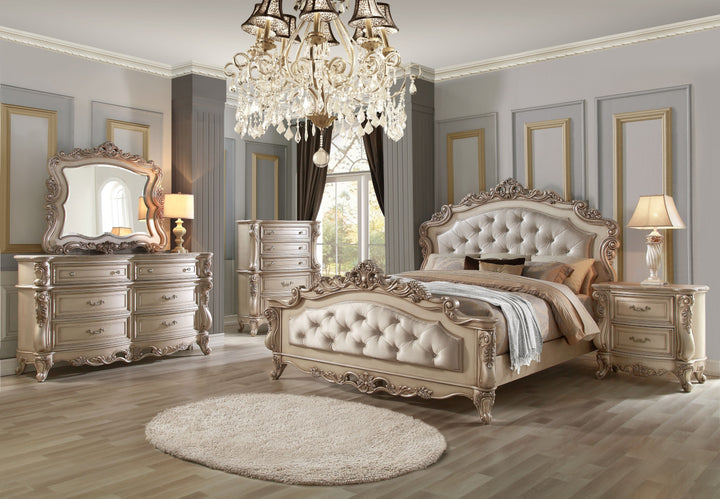 Gorsedd Mirror in Golden Ivory - lifestyle