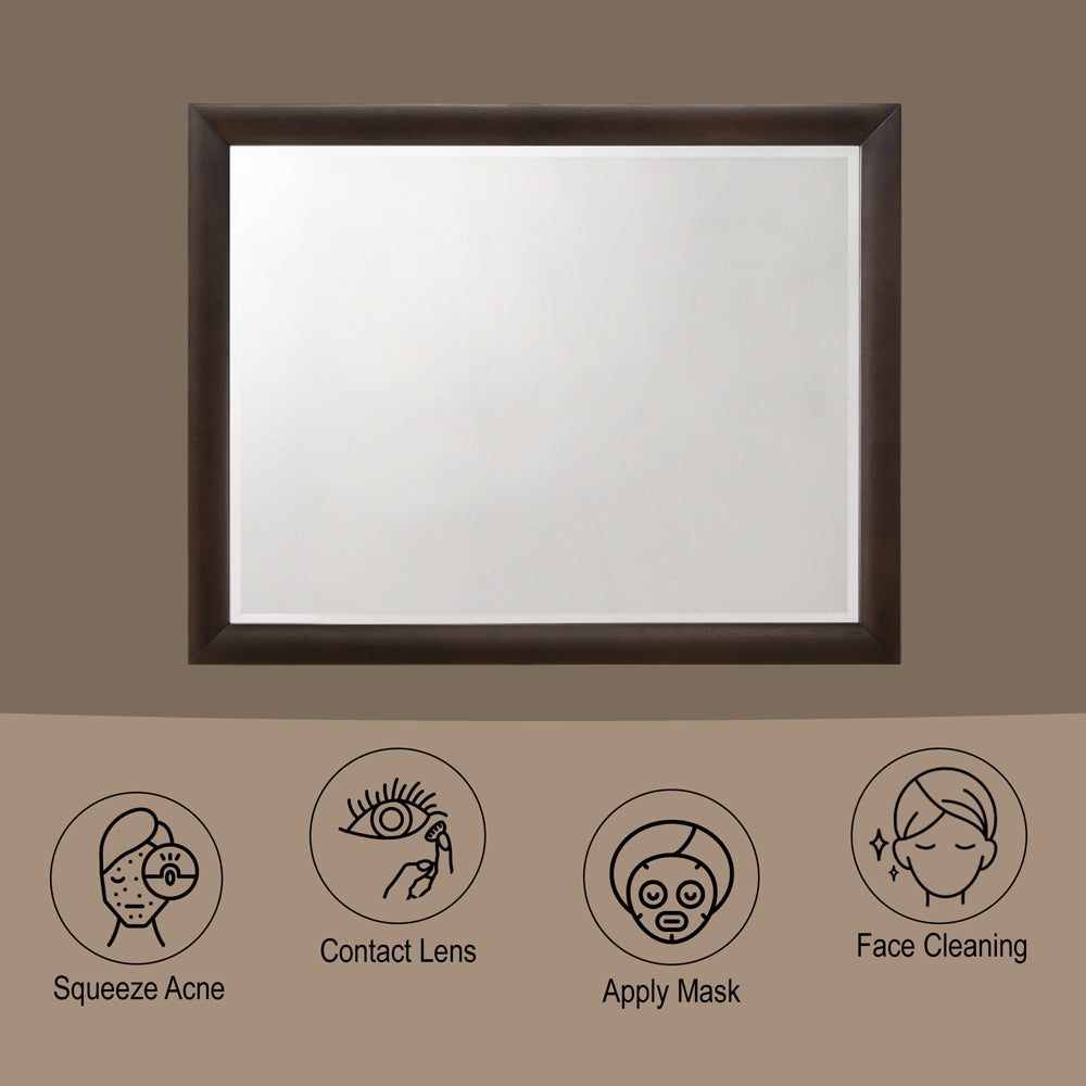 Tablita Mirror in Dark Merlot - features