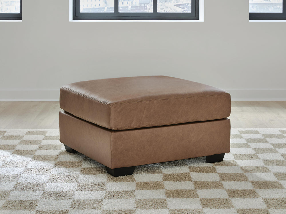 WillowBend Oversized Accent Ottoman - Light Brown (2)