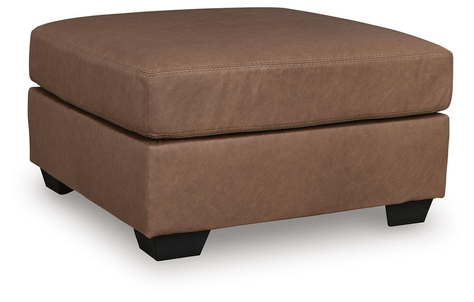 WillowBend Oversized Accent Ottoman - Light Brown (1)