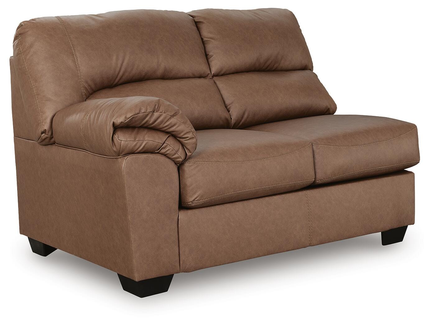 WillowBend Left-Arm Facing Loveseat - Light Brown (1)