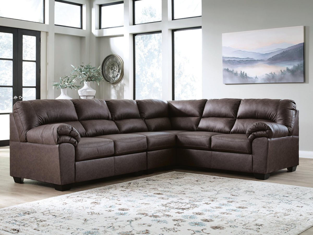 WillowBend 3-Piece Sectional - Umber (2)