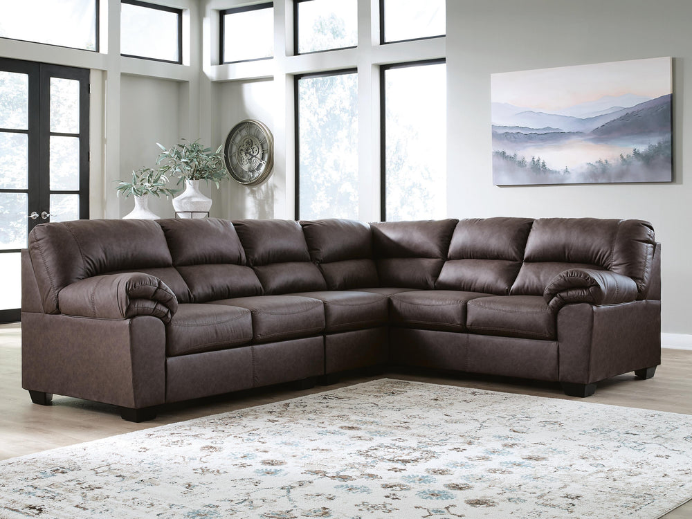 WillowBend 3-Piece Sectional - Umber (2)