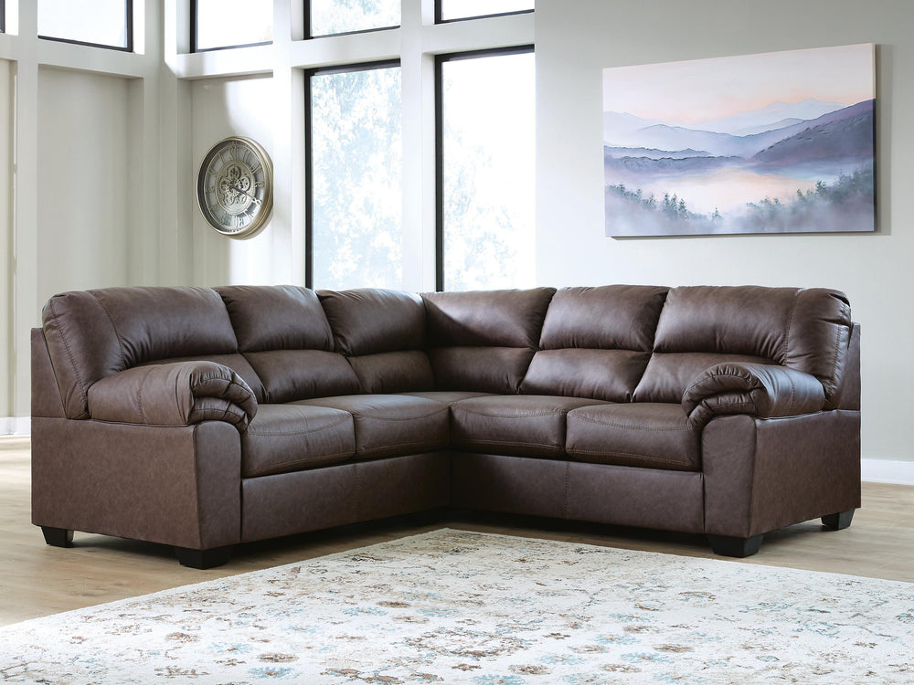 WillowBend 2-Piece Sectional - Umber (2)
