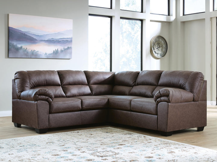 WillowBend 2-Piece Sectional - Umber (2)