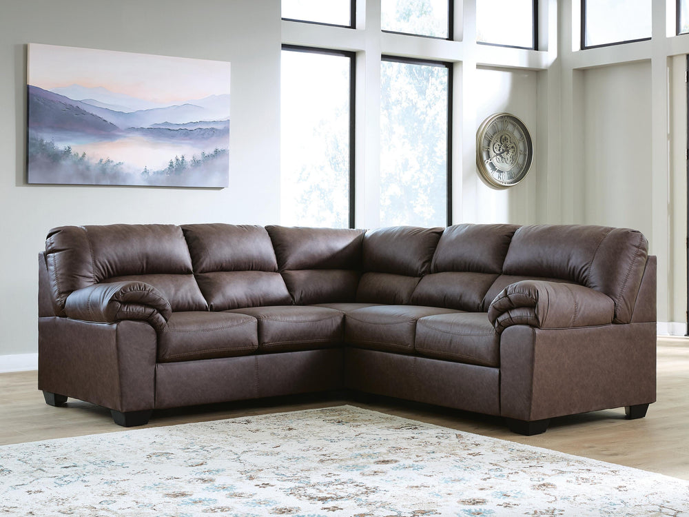 WillowBend 2-Piece Sectional - Umber (2)