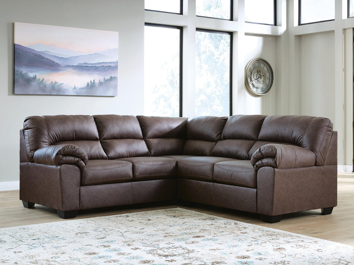 WillowBend 2-Piece Sectional - Umber (2)