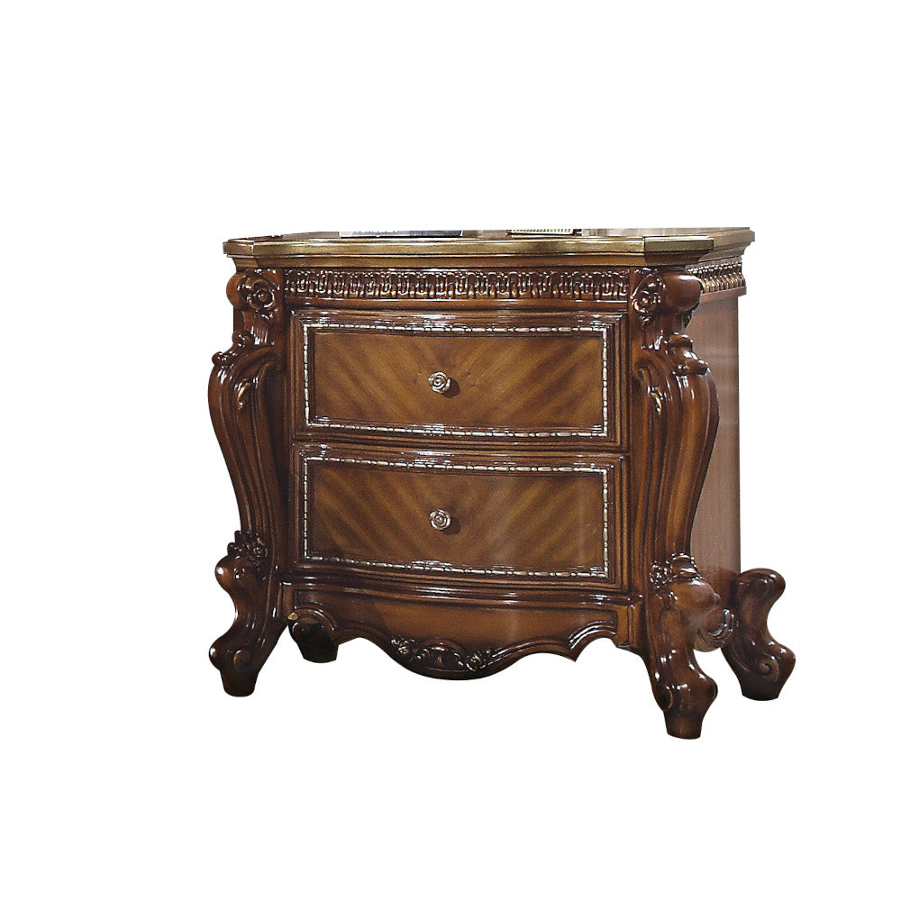 Picardy Nightstand in Honey Oak