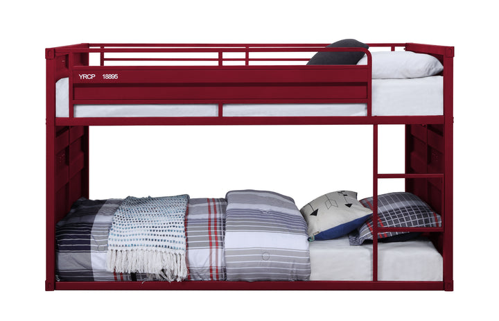 Cargo - Twin Twin Bunk Bed - Red