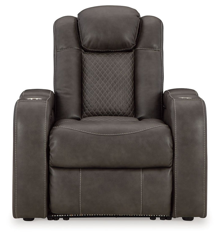 Fyne-Dyme - Power Recliner/Adj Headrest - Shadow