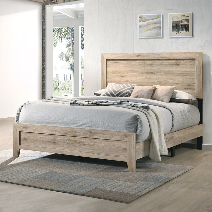 Miquell EK Bed in Natural