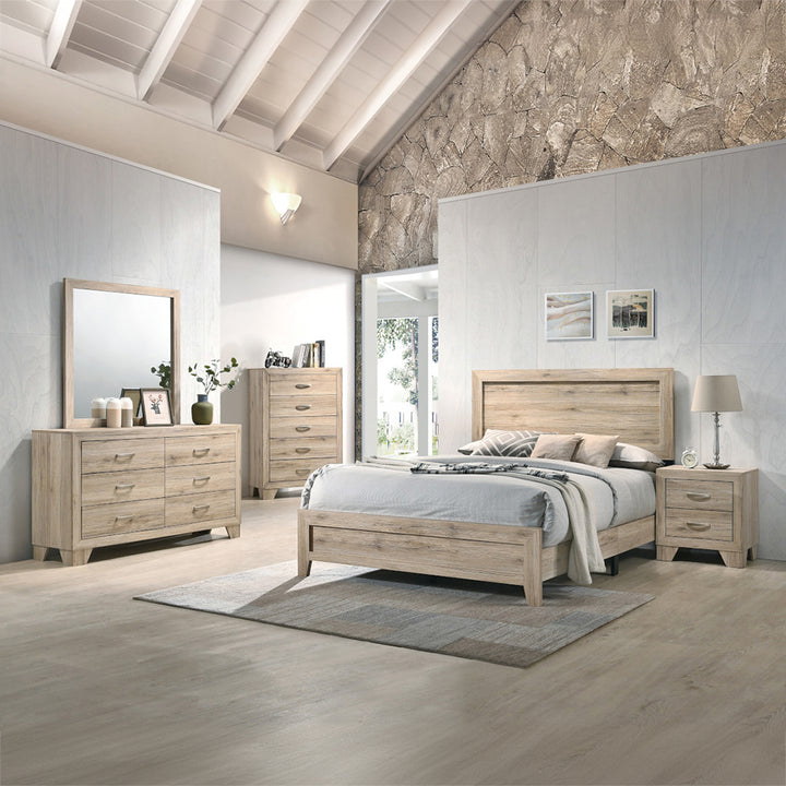 Miquell EK Bed in Natural - lifestyle