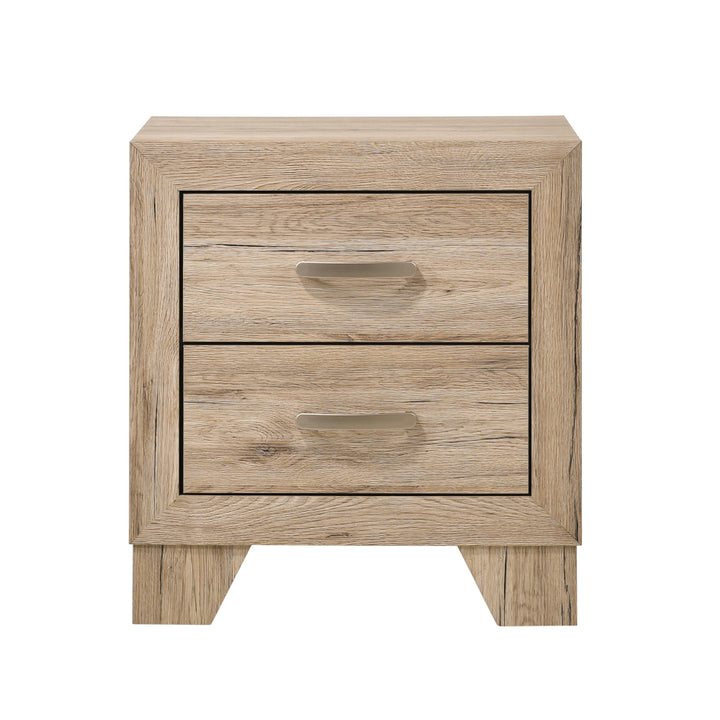 Miquell Nightstand in Natural Finish