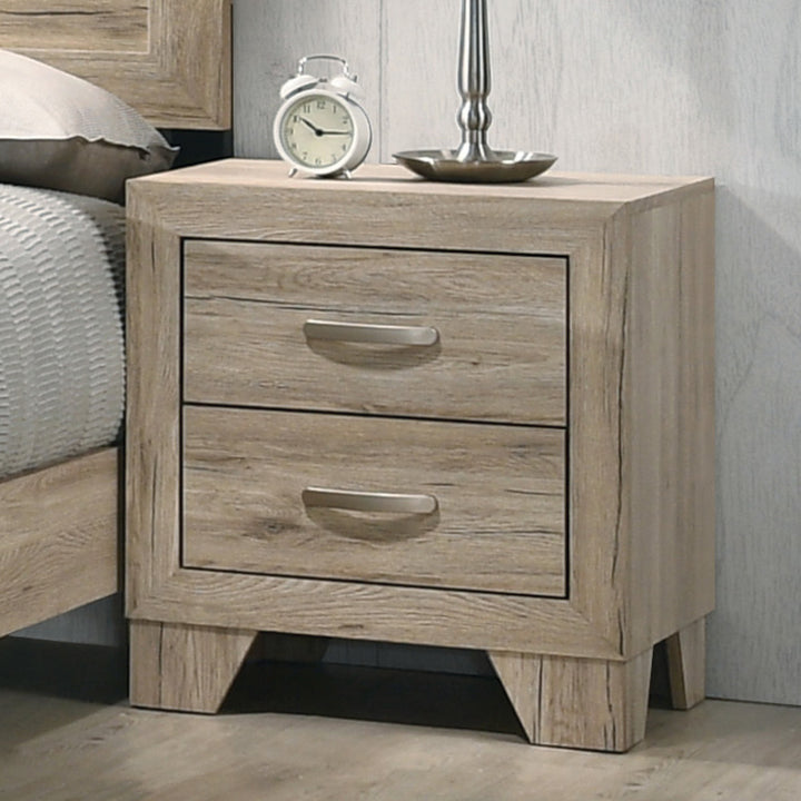 Miquell Nightstand in Natural Finish