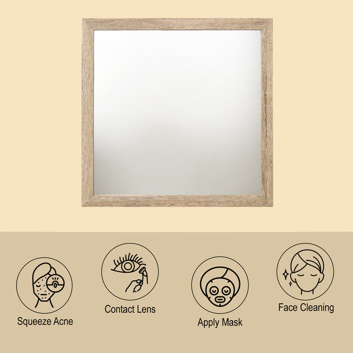 Miquell Mirror in Natural - features