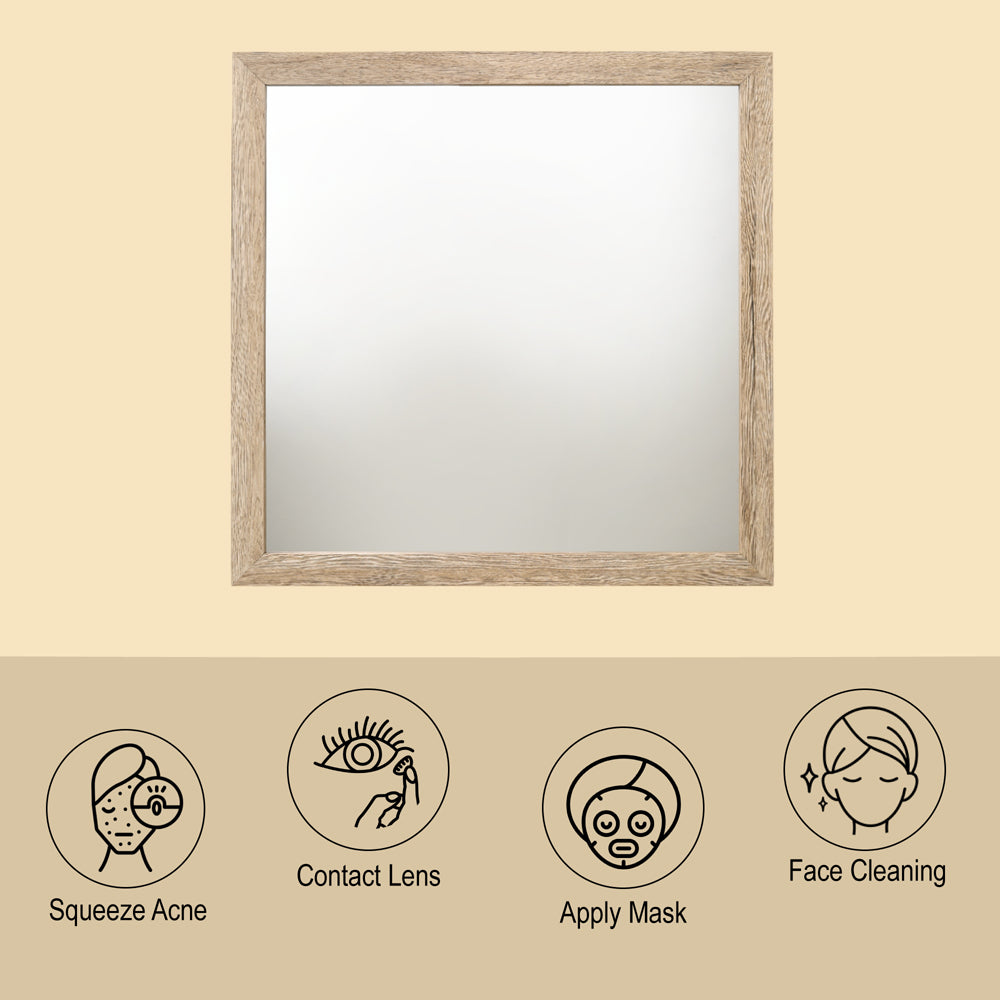 Miquell Mirror in Natural - features