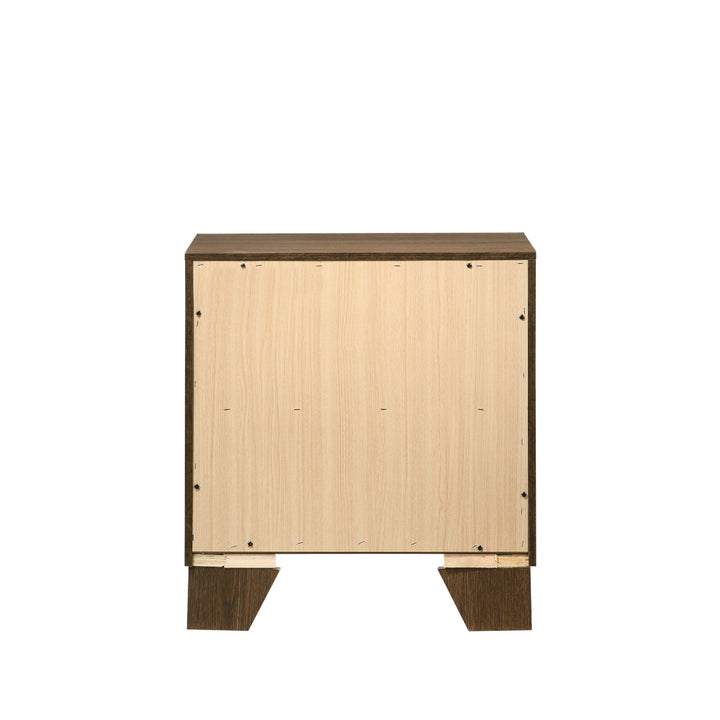Miquell Nightstand in Oak Finish
