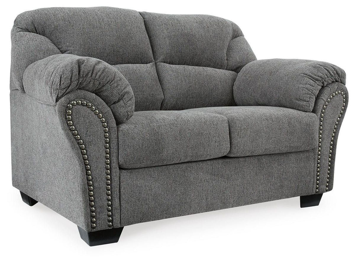 Allmaxx Sofa and Loveseat - Pewter (2)