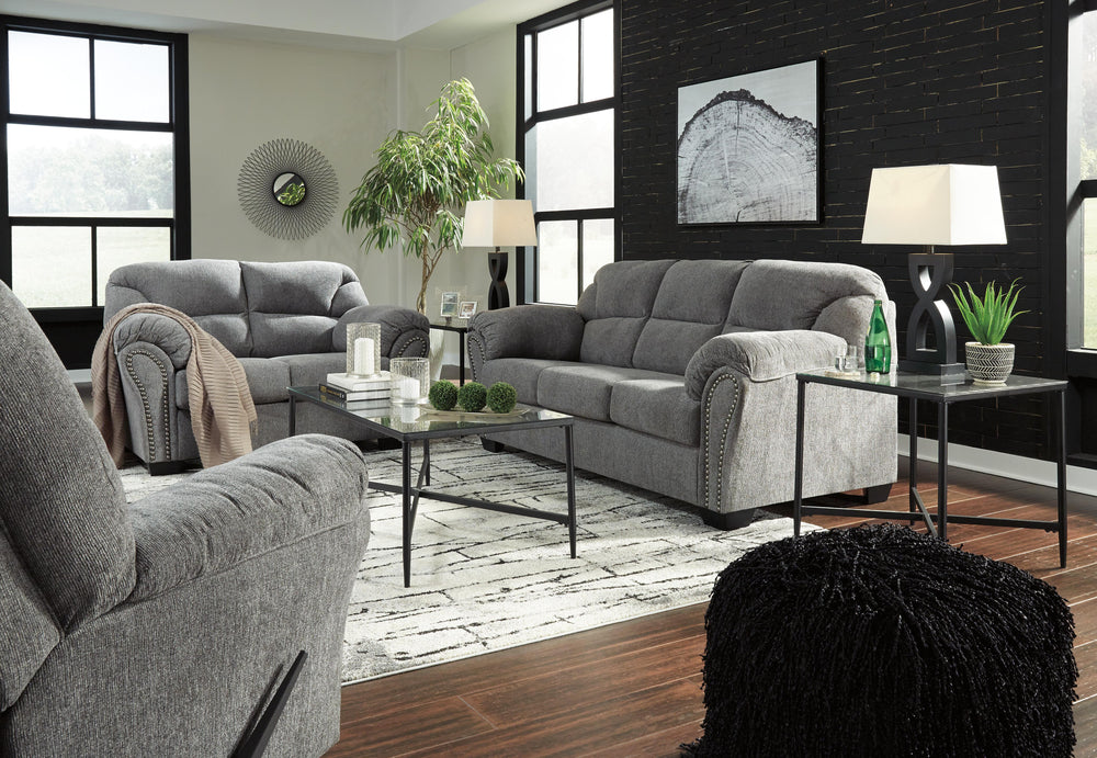 Allmaxx Sofa, Loveseat and Recliner - Pewter (5)