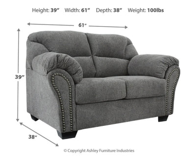Allmaxx Loveseat - Dark Gray