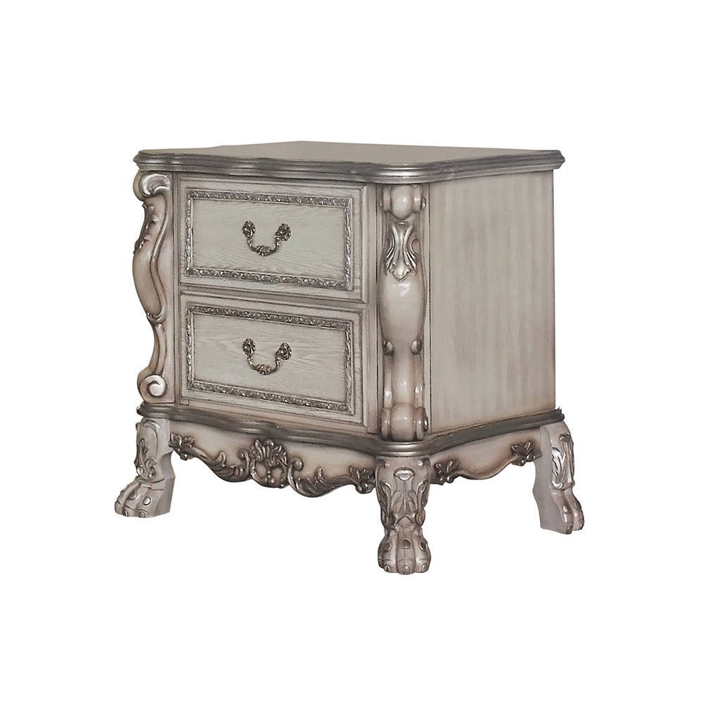 Dresden Nightstand in Vintage Bone White