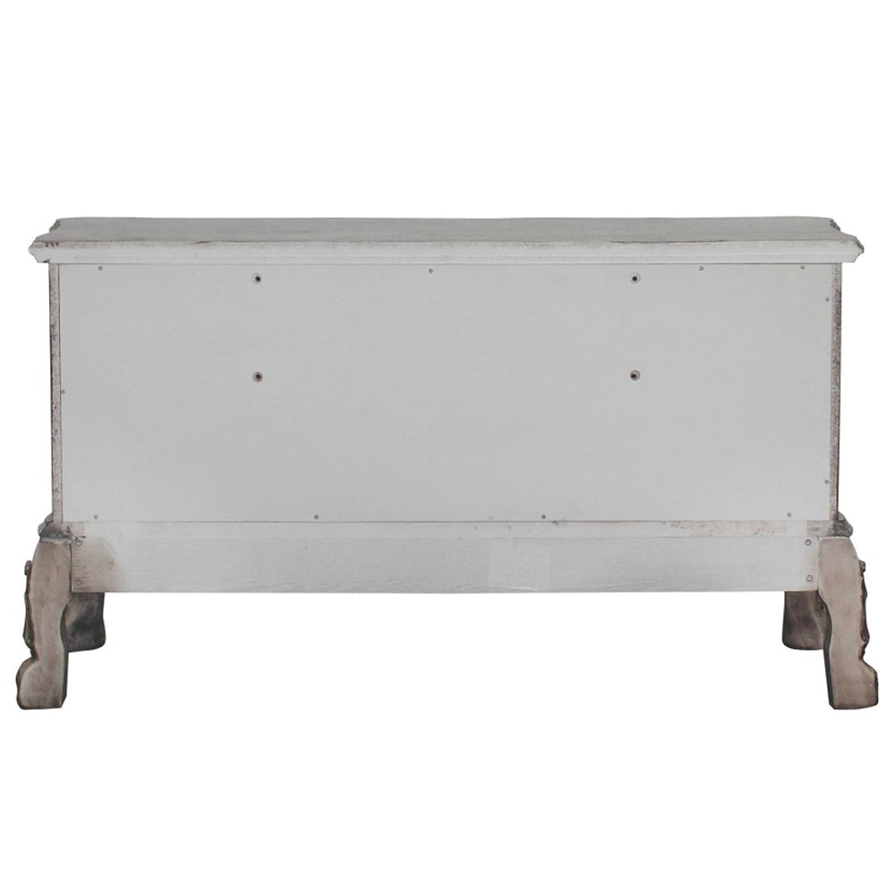 Dresden Vanity Desk in Vintage Bone White