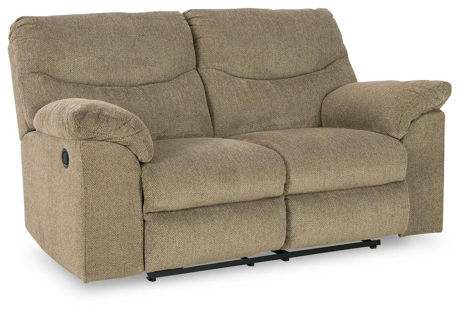Alphons Reclining Loveseat - Light Brown (1)