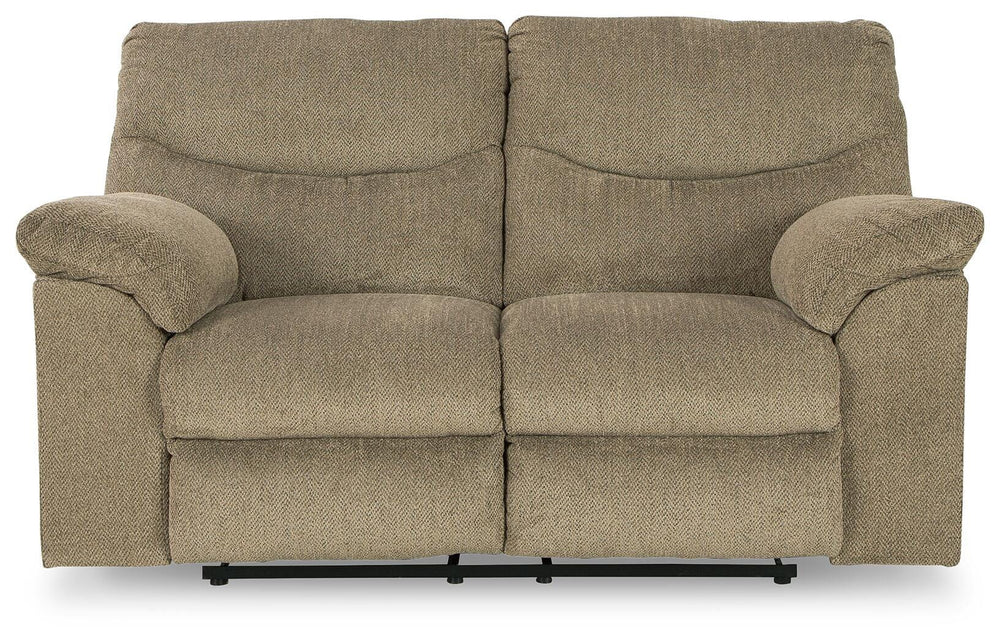 Alphons Reclining Loveseat - Light Brown (4)