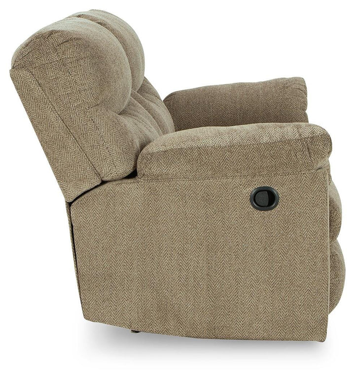 Alphons Reclining Loveseat - Light Brown (5)