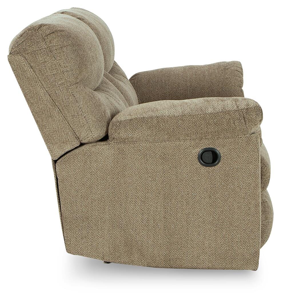 Alphons Reclining Loveseat - Light Brown (5)