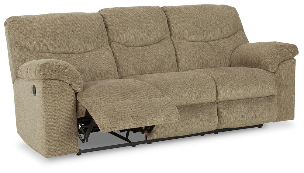 Alphons Reclining Sofa - Light Brown (4)