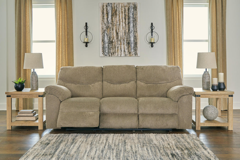 Alphons Reclining Sofa - Light Brown (7)