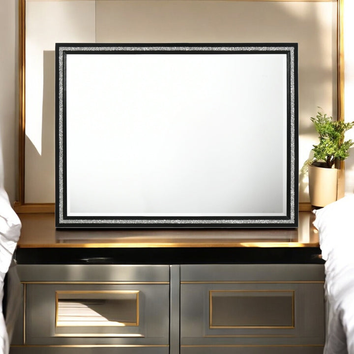 Haiden Mirror in Weathered Black