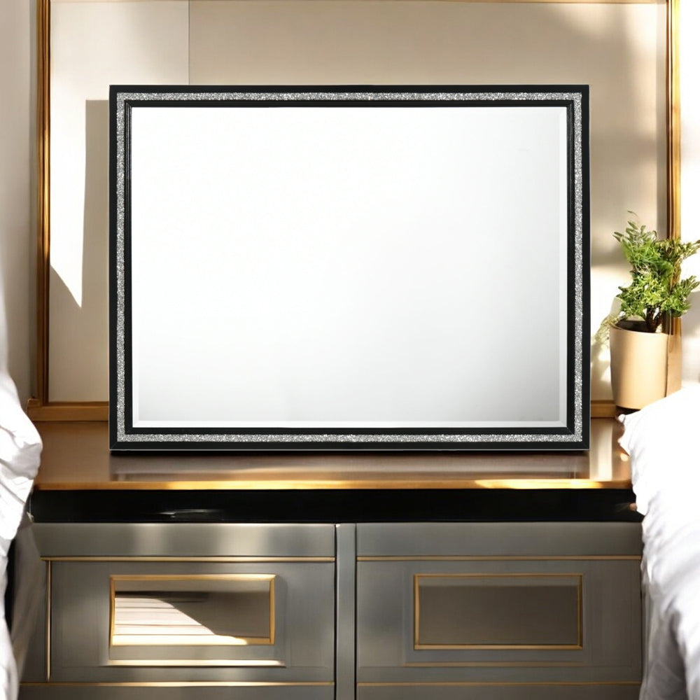 Haiden Mirror in Weathered Black